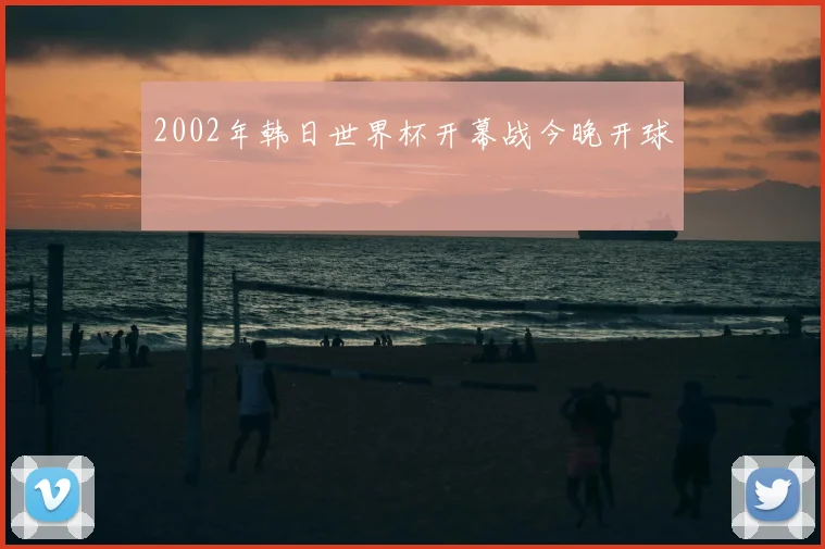 2002年韩日世界杯开幕战今晚开球