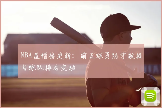 NBA盖帽榜更新：前五球员防守数据与球队排名变动