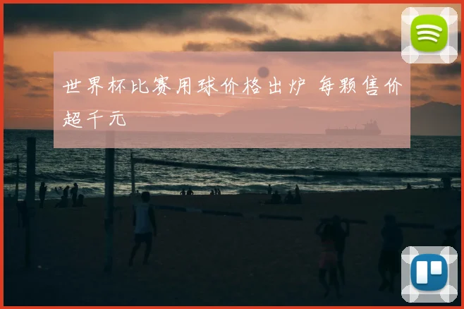 世界杯比赛用球价格出炉 每颗售价超千元